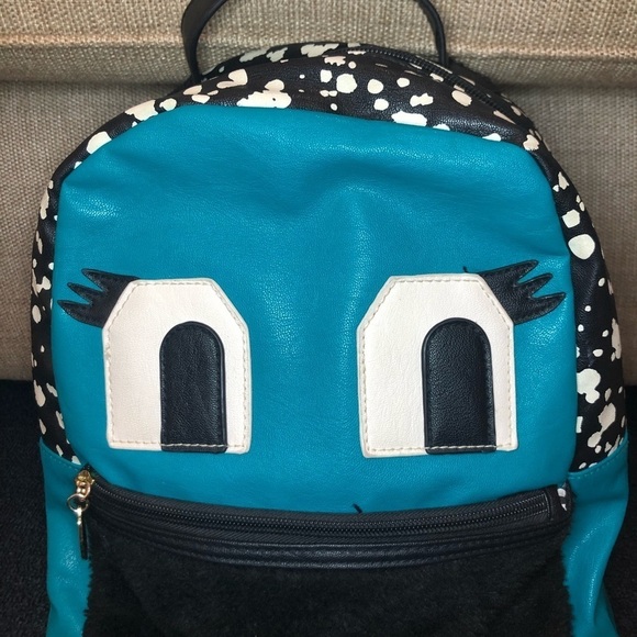 Betsey Johnson Blue & Black Mini Backpack main image 14